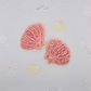 Pink Seashell Embroidered Hair Clips Set - Twisty Locks  - Kids and Women Hair Accessories, Fashion Clothing and Jewellery India