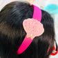 Pink Seashell Hairband - Twisty Locks  - Kids Hair Accessories India