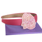 Pink Seashell Hairband - Twisty Locks  - Kids Hair Accessories India