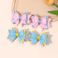 Pink and Blue Sparkly Bows - Set of 4 - Twisty Locks  - Kids and Women Hair Accessories, Fashion Clothing and Jewellery India
