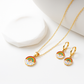 Rainbow Donut 3 Pc Jewellery Set - Twisty Locks  - Kids and Women Hair Accessories, Fashion Clothing and Jewellery India