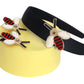 Red Bee Embroidered Hair Clips Set - Twisty Locks  - Kids and Women Hair Accessories, Fashion Clothing and Jewellery India