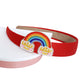 Red Rainbow Hairband - Twisty Locks  - Kids and Women Hair Accessories, Fashion Clothing and Jewellery India