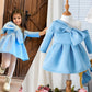 Sky Bow Birthday Dress - Twisty Locks  - Kids and Women Hair Accessories, Fashion Clothing and Jewellery India