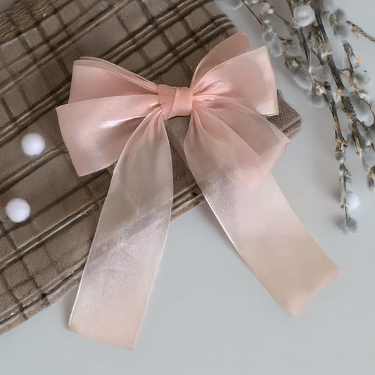 The Glitzy Bow - Pink - Twisty Locks  - Kids and Women Hair Accessories, Fashion Clothing and Jewellery India