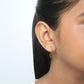 Star & Moon Hoops 18K Gold Plated Children's Earrings