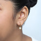 Solitaire 18K Gold Plated Children's Hoops