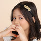 Gold Hearts Black Hairband - Twisty Locks  - Kids and Women Hair Accessories, Fashion Clothing and Jewellery India