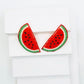 Watermelon Embroidered Hair Clips Set - Twisty Locks  - Kids Hair Accessories India