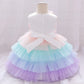 Rosie Ruffles – Rainbow Tulle Dress - Twisty Locks  - Kids and Women Hair Accessories, Fashion Clothing and Jewellery India