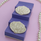 White Seashell Embroidered Hair Clips Set - Twisty Locks  - Kids and Women Hair Accessories, Fashion Clothing and Jewellery India