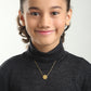 Gold Daisy children's necklace lifestyle – delicate gold necklace by Twisty Locks