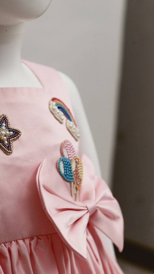 Twinkle Stars – Pink Sky Dress