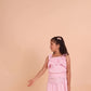 Ribbons Bow Hair Clips - Blue, Pink & Purple - Set of 2